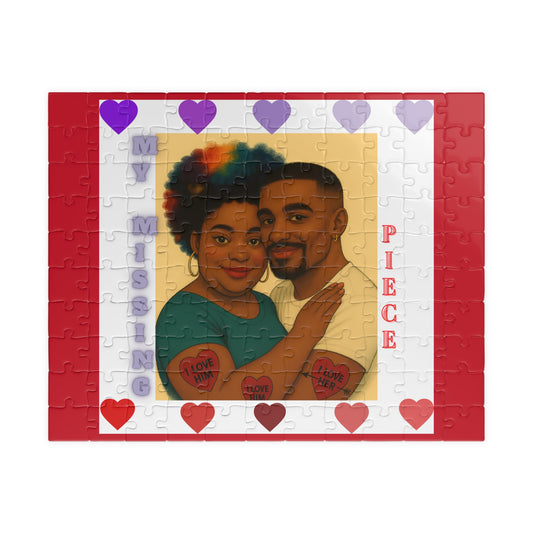 des BLACK LOVE VALENTINES Puzzle (110-piece)