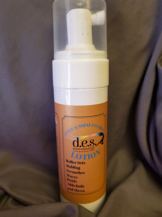 STYLE & SHINE FOAMING LOTION | MOUSSE